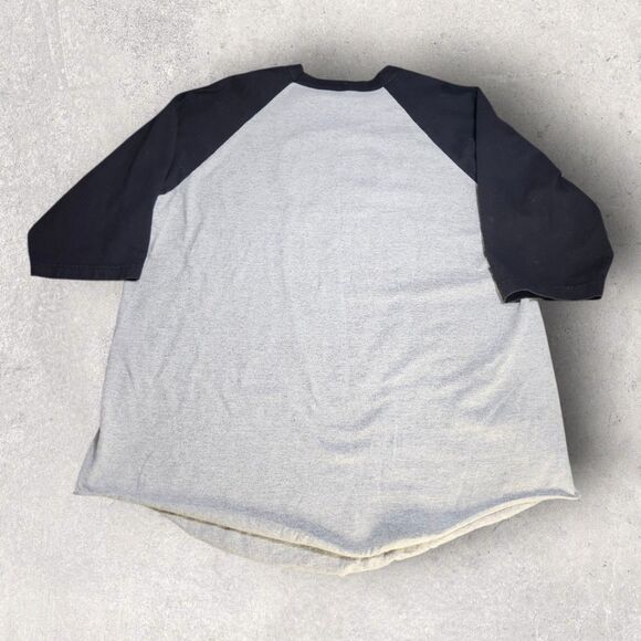 Y2K Vintage Mickey Style Rock Paper Scissors Raglan Tee XL Cartooncore Baseball - Picture 6 of 10